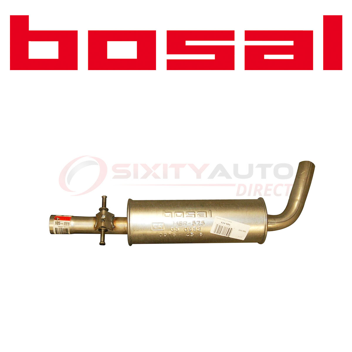 288 141 Bosal Exhaust Muffler,Exhaust Resonator Pipe P//N:288 141