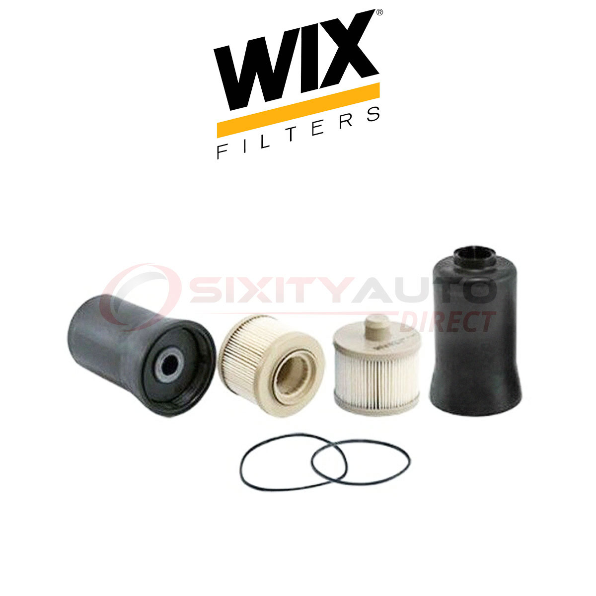 WIX Fuel Filter for 2006-2014 GMC Savana 2500 6.6L V8 - Gas Filtration Wix Fuel Filter For 6.6 Duramax